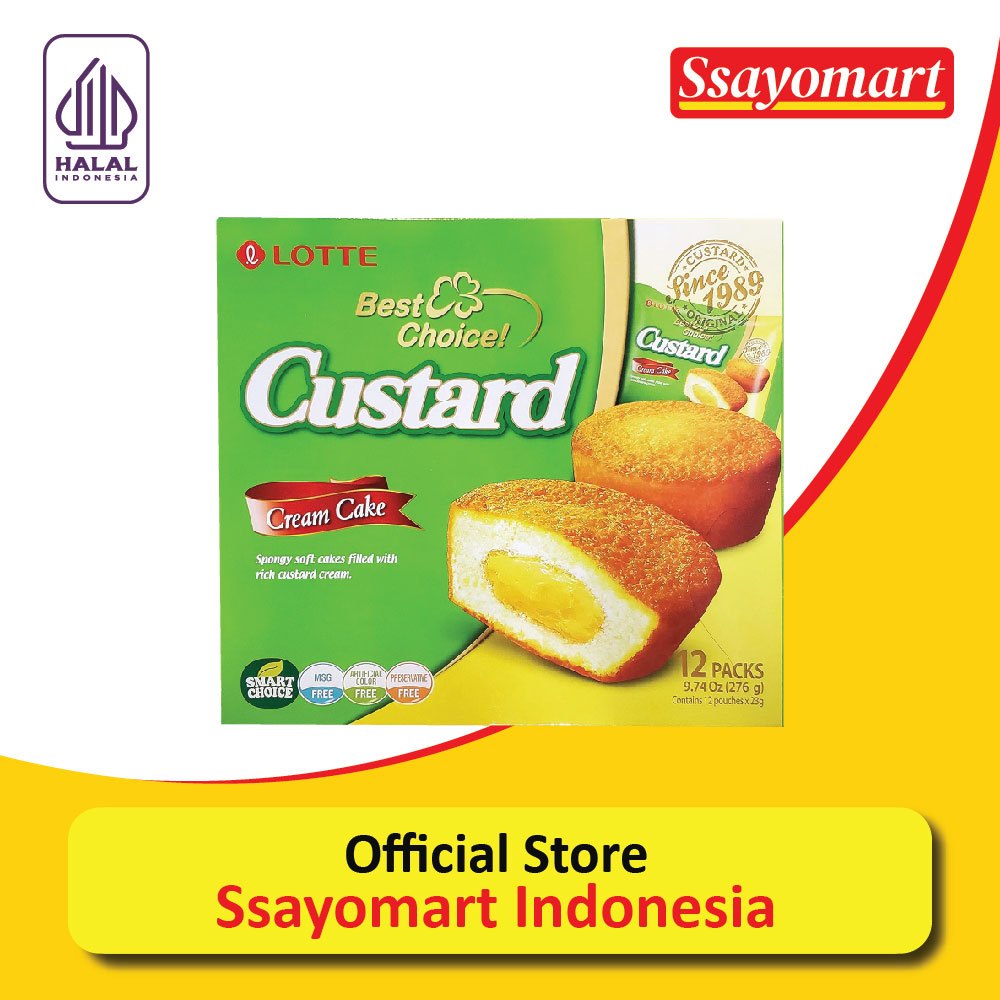

Lotte Custard 276g