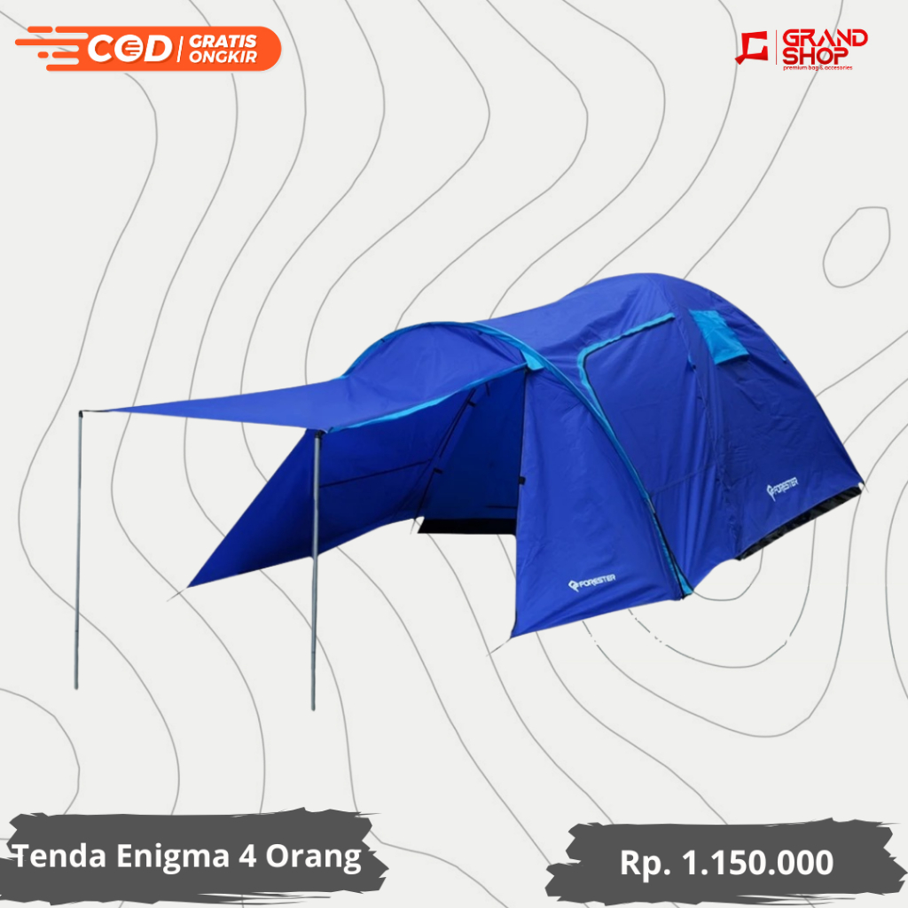 Tenda Enigma + Teras 6 Orang Forester