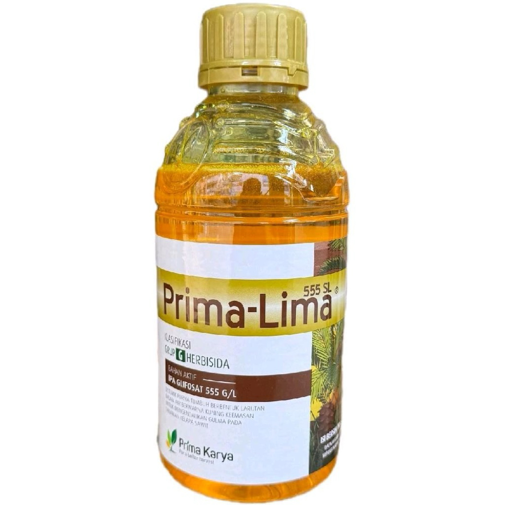 HERBISIDA PRIMA-LIMA 555 SL 1 LITER/RACUN KUNING SISTEMIK RUMPUT GULMA TANAMAN KELAPA SAWIT 1L