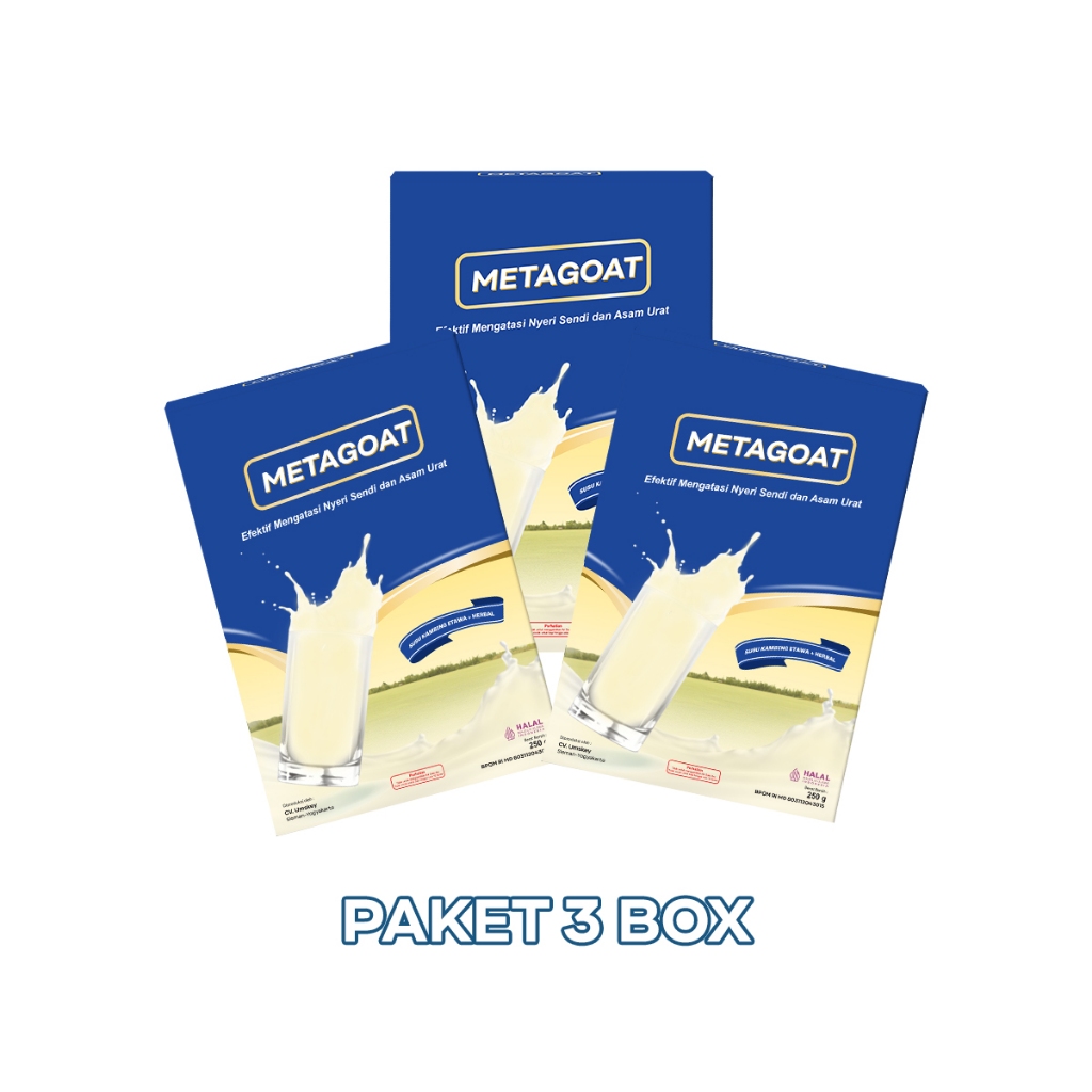 

PAKET 3 BOX Metagoat Susu Kambing Etawa Rasa Jahe