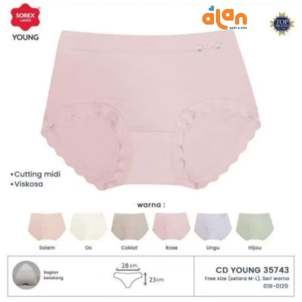 Sorex 35743 Free Size Celana Dalam Perempuan 3pcs