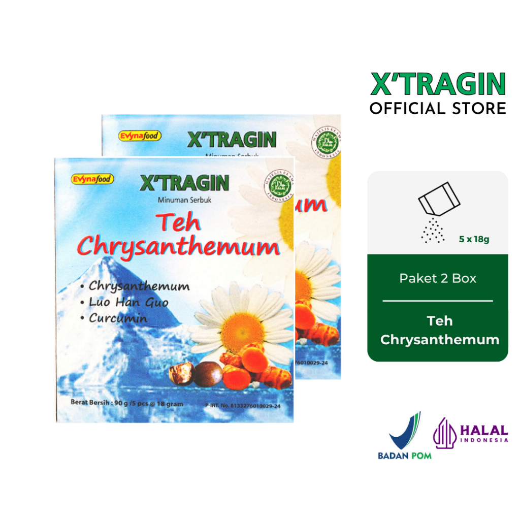 

Paket 2 Box X'TRAGIN Teh Chrysanthemum Minuman Serbuk