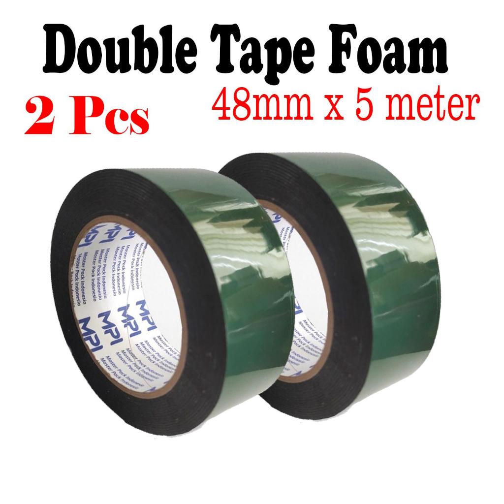 

2 PCS - Double Tape Foam Hitam 48 mm x 5 Meter - Double Tape Busa