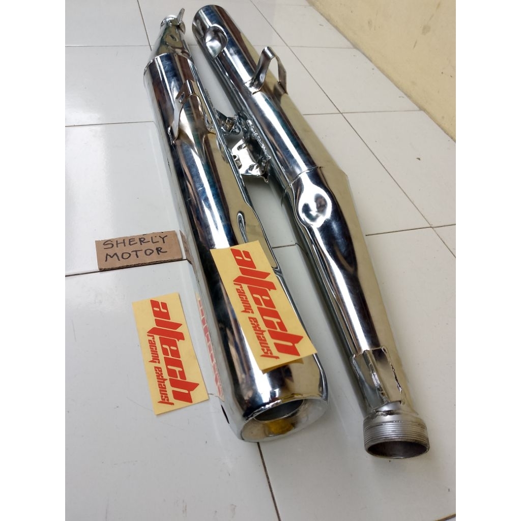 knalpot bobokan tipe altech c15,c17,c17RR,C20,C20RR MOTOR RX-King.RX-spesial.RX-100