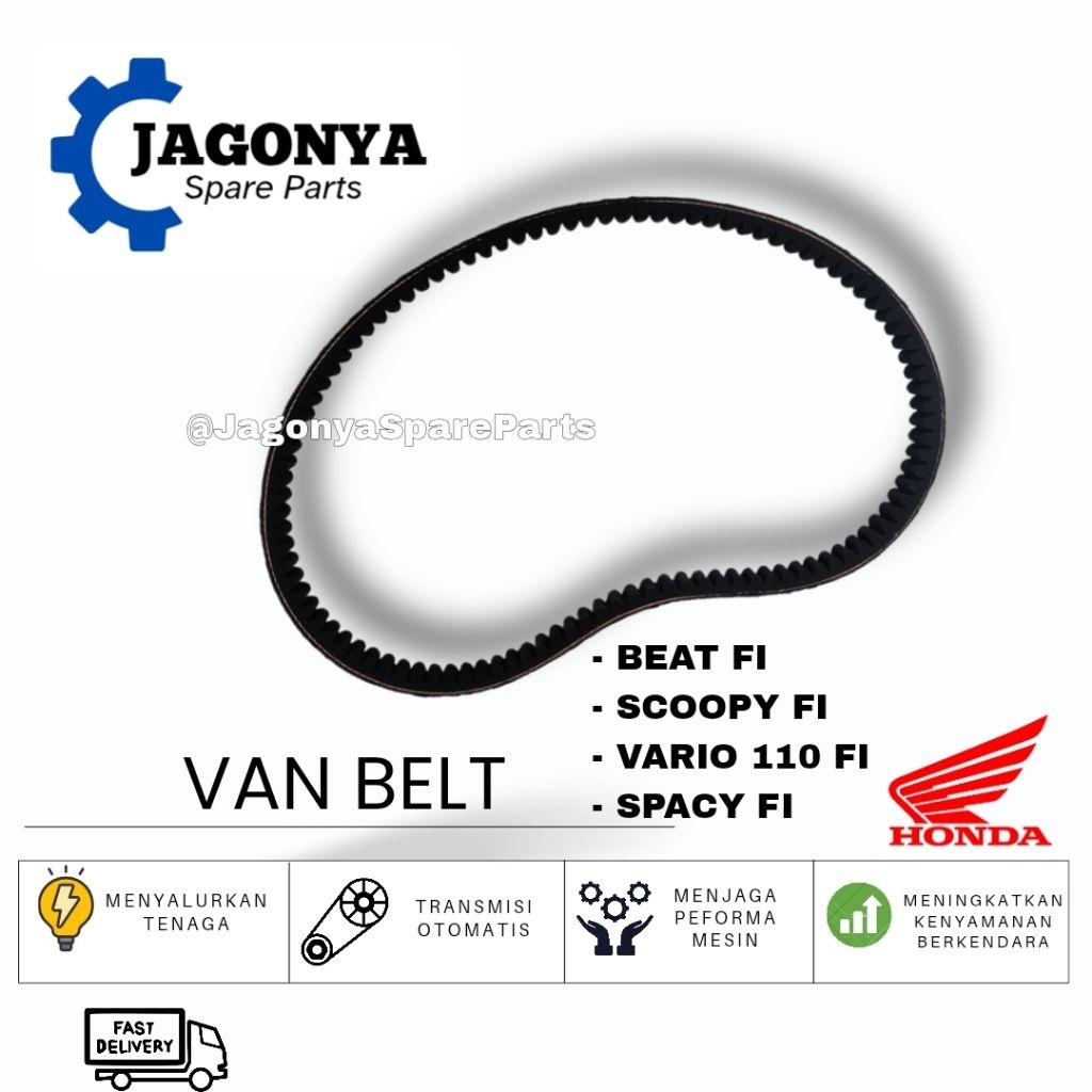 VAN BELT / V BELT BEAT FI, SCOOPY FI, VARIO 110 FI, SPACY FI HONDA