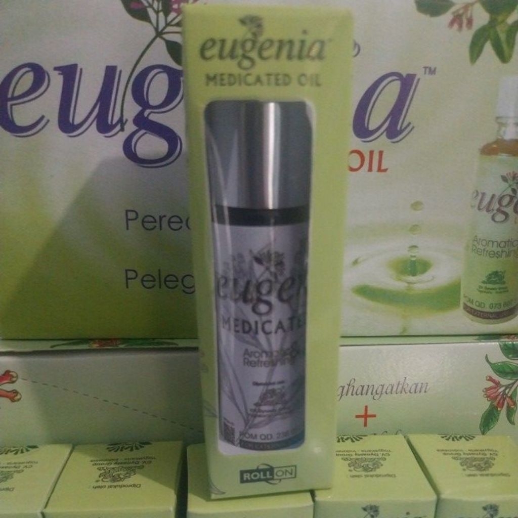 eugenia liniment oil, eugenia, liniment, oil, minyak gosok, aromaterapi, minyak cengkeh, medicated o