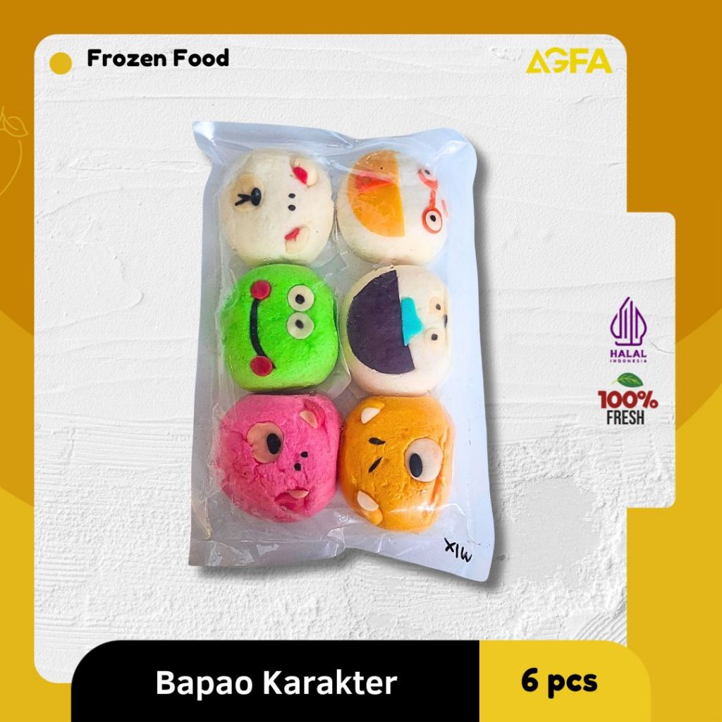 

Bakpao Karakter Lucu Frozen 6 Pcs - Camilan Anak / Isian Lembut