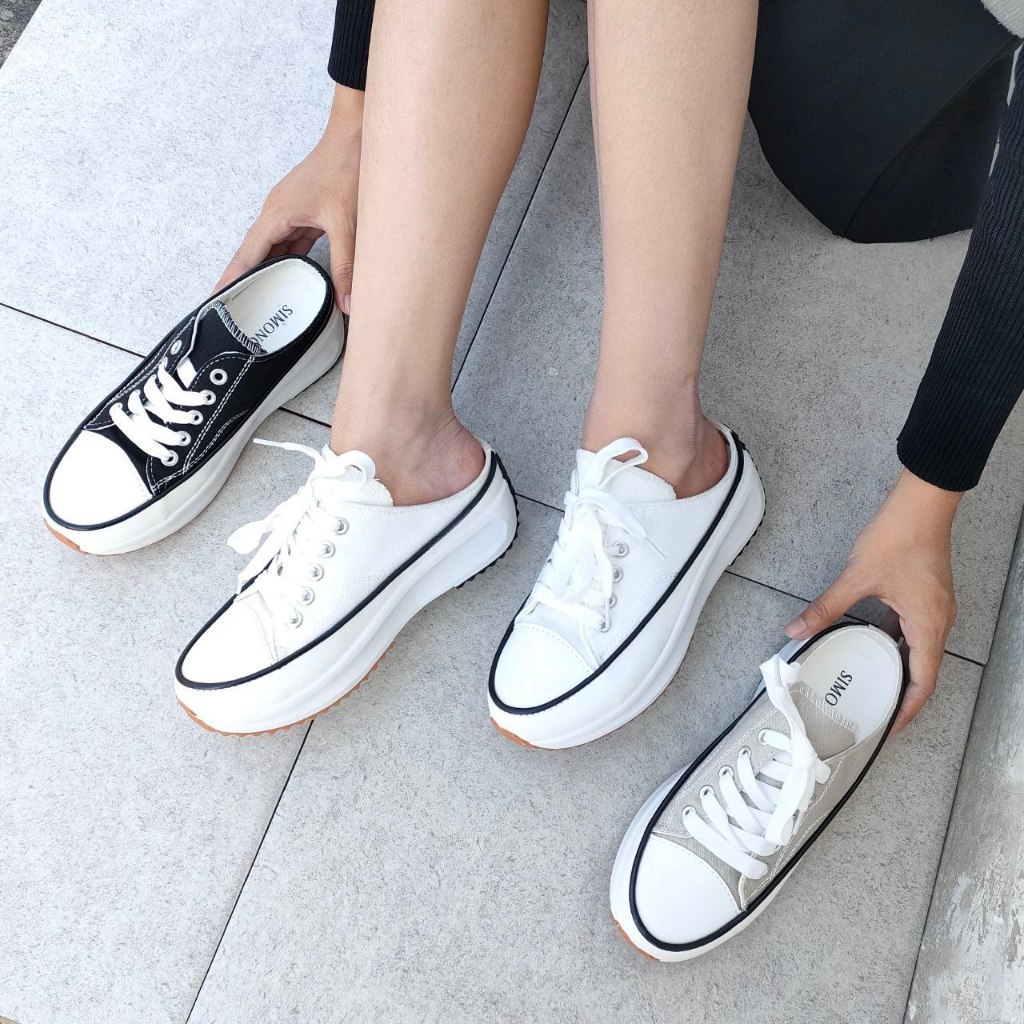 Simoncelli Sepatu Sandal Wanita | Sepatu Wanita Sneakers 5 Cm | Casual Shoes | Sepatu Sneakers Slip 
