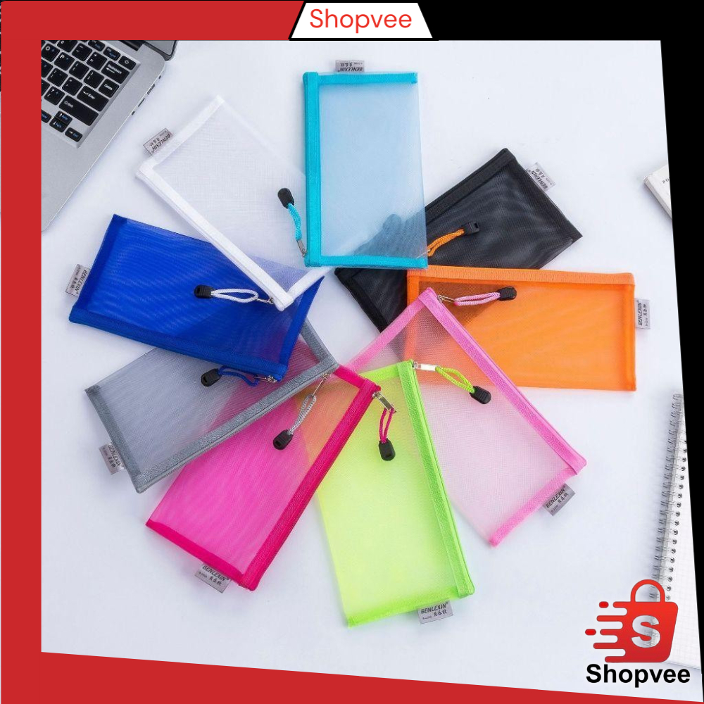 

Shopvee KOTAK PENSIL TEMPAT PENSIL JARING TRANSPARAN TEMPAT PENSIL TRANSPARANT POLOS IMPORT Y3420