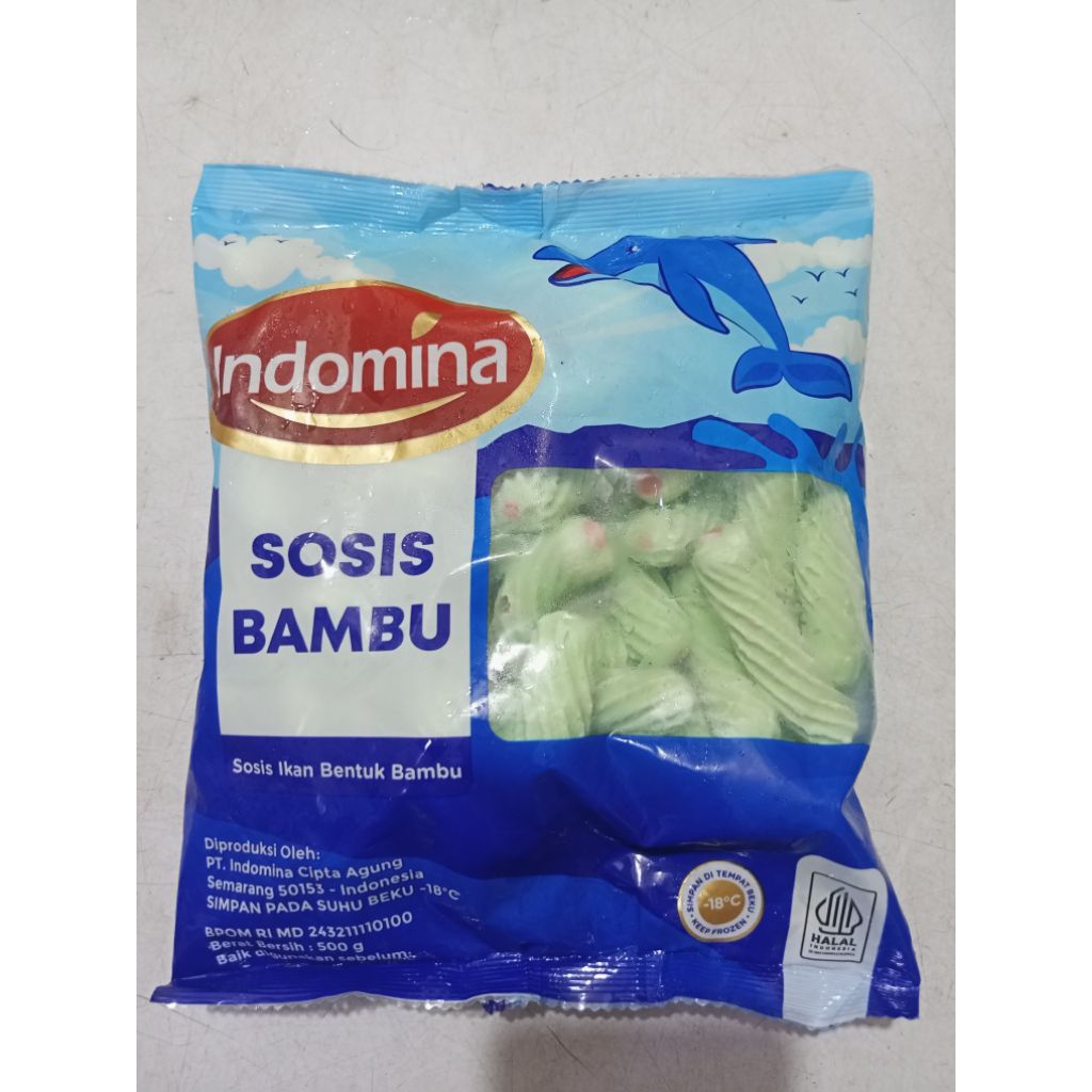 Indomina Sosis Bambu olahan ikan 500gr