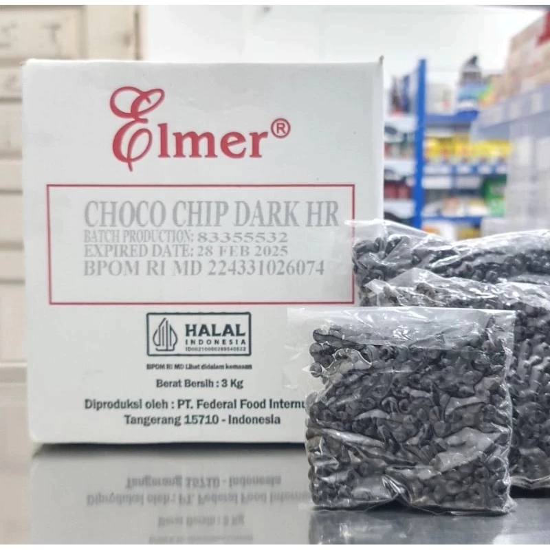 

Elmer Choco Chips Dark 3kg / Elmer Choco Chips Rainbow 3kg