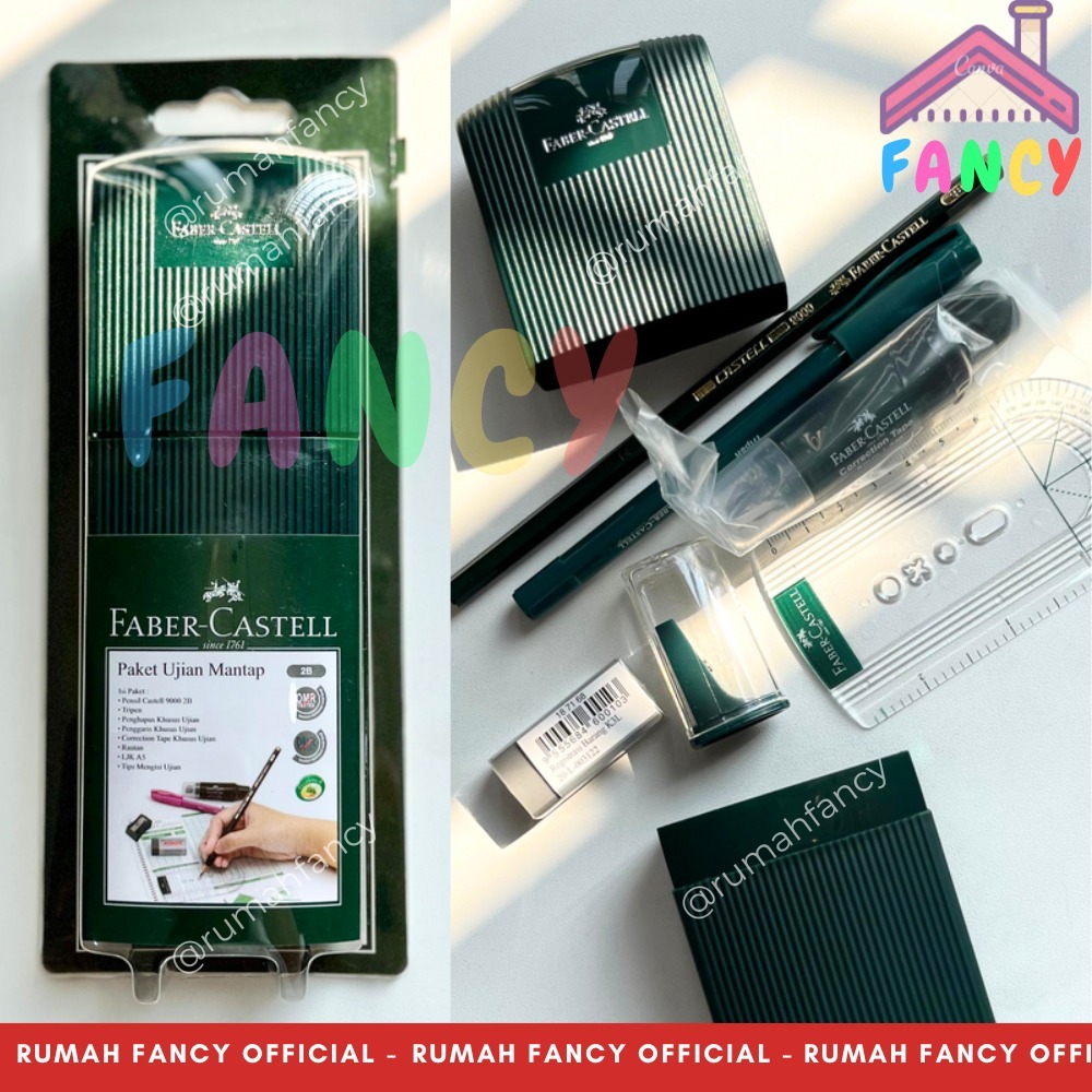 

Paket Ujian Mantap - Tempat Pensil Faber Castell Exam Set Mantap EBTA SPMB Paket Alat Tulis Lengkap