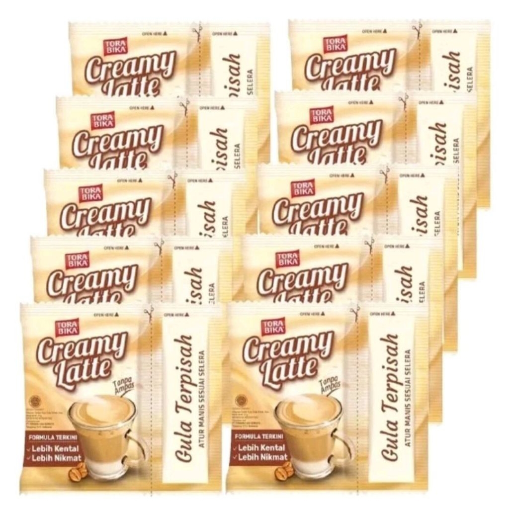 

Torabika Creamy Latte 25gr Serenceng Isi 10 Saset