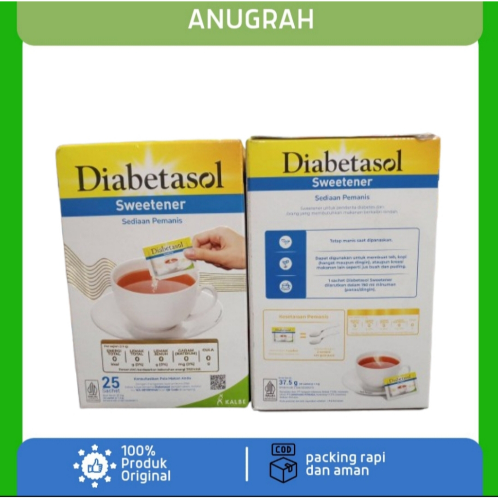 

DIABETASOL SWEETENER 25 SACHET