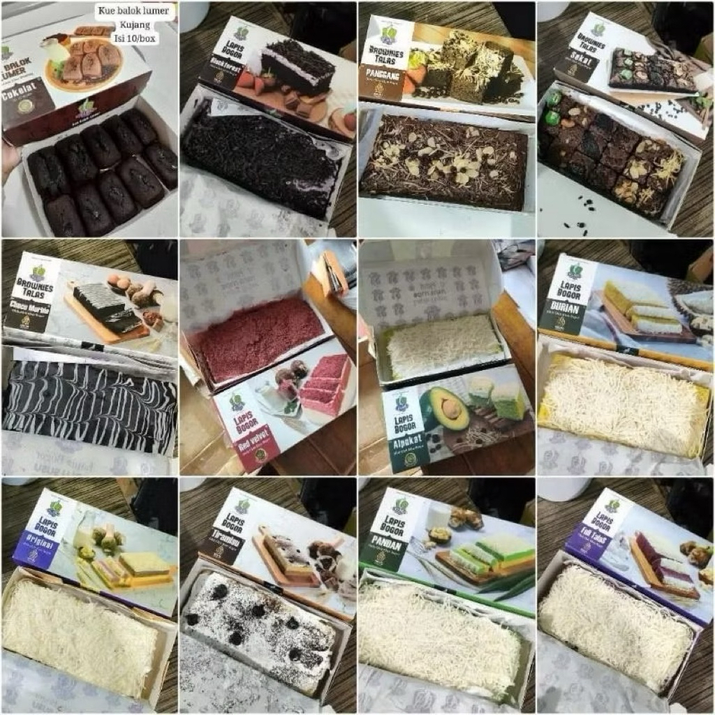 

Lapis bogor all varian