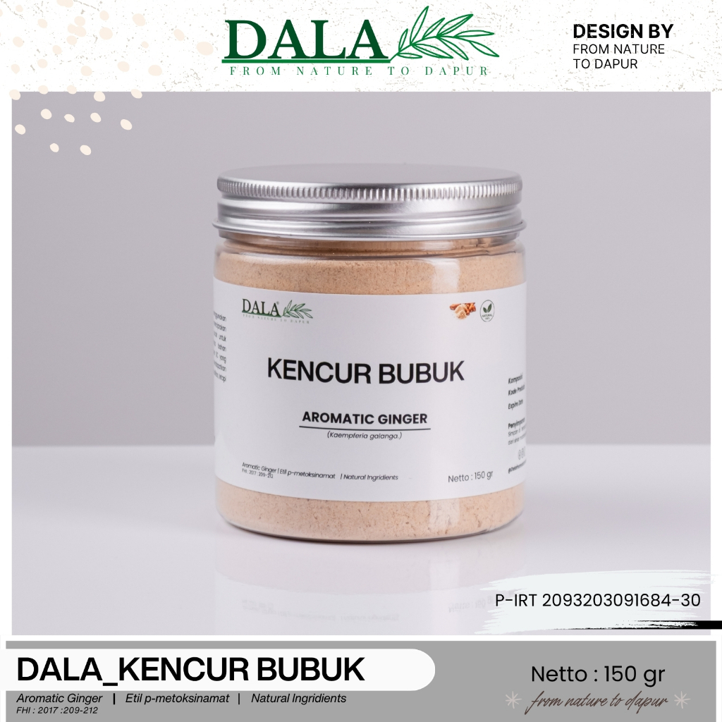 

DALA_Kencur Bubuk / Aromatic Ginger (70 gr / 150 gr)