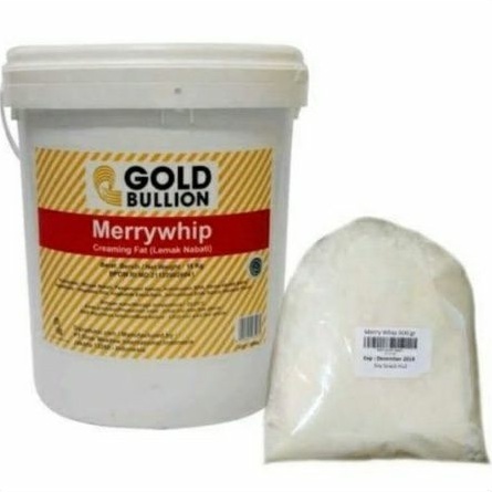 

Gold Bullion Merrywhip Mentega Putih 1kg, 500gr / Lemak Nabati