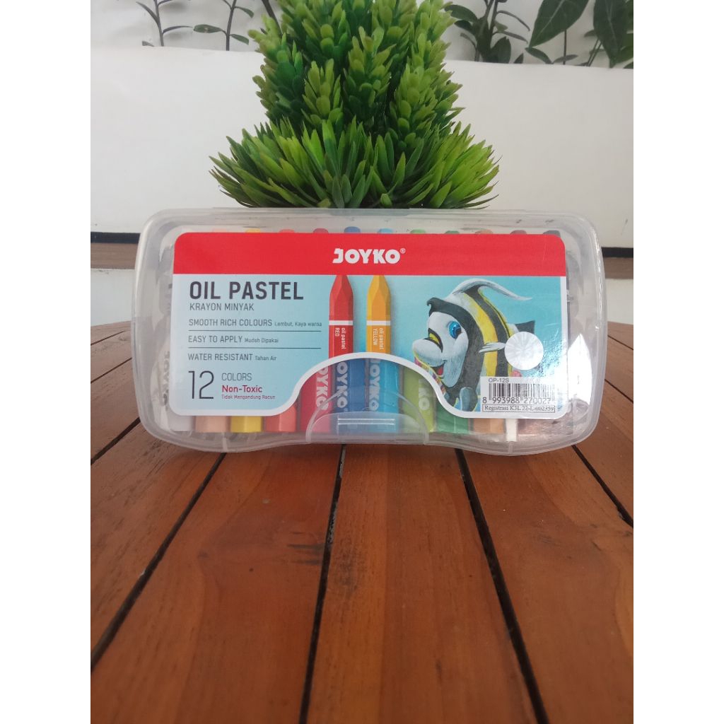 

CRAYON TITI JOYKO |OIL PASTEL 12 WARNA