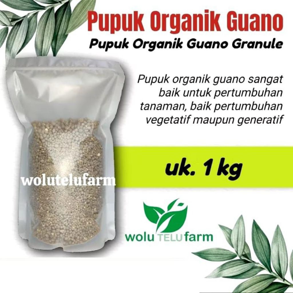 pupuk organik guano kohe kelelawar  repack