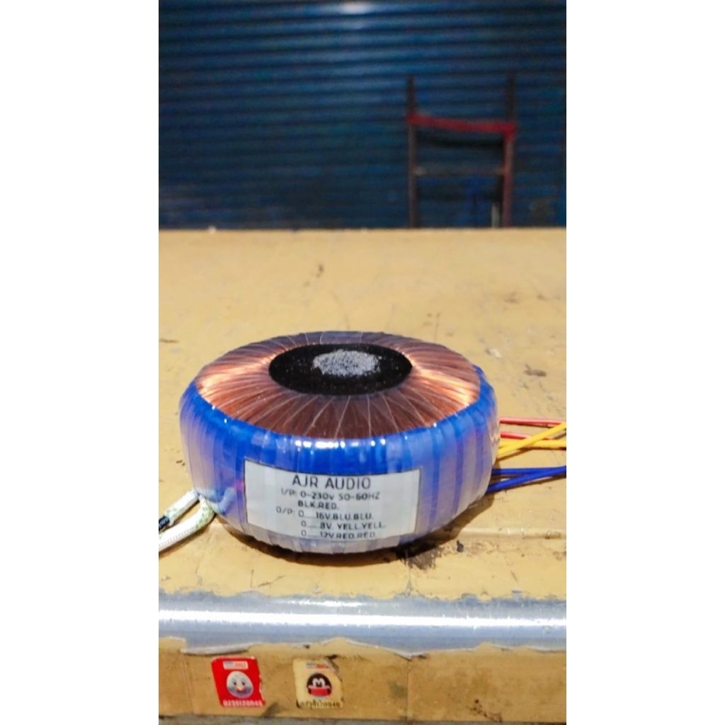 TRAFO POWER SQUENSER TASSO AUDIO 0-16V 0-8V 0-12V