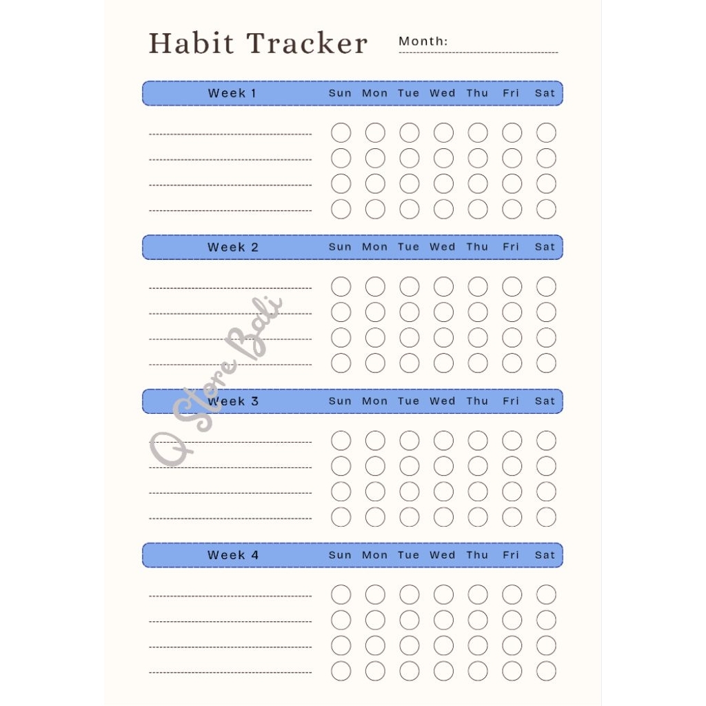 

Habit Tracker A5 | Alat Pantau Kebiasaan Harian, Bulanan – Planner Self Improvement & Produktivitas