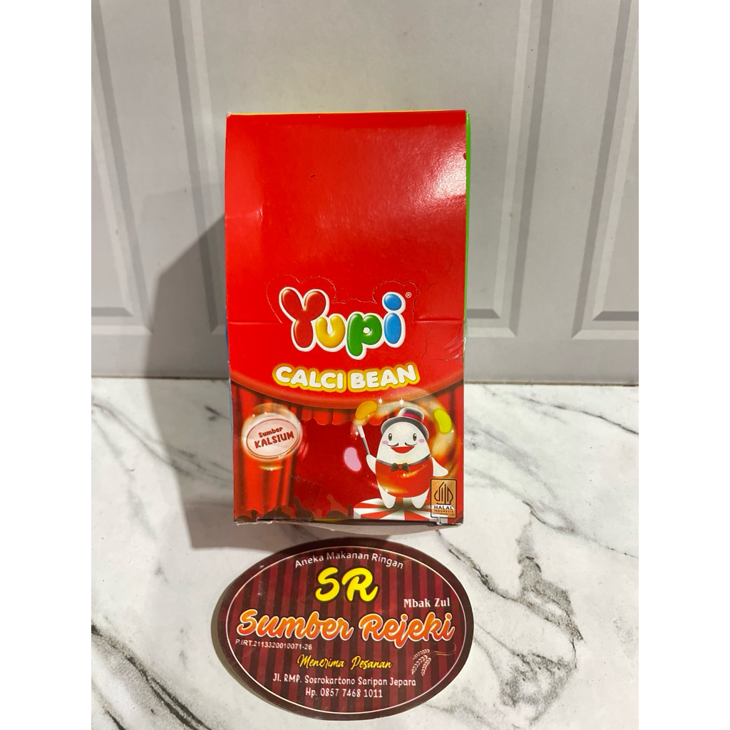 

YUPI CALCI BEAN ISI 12pcs
