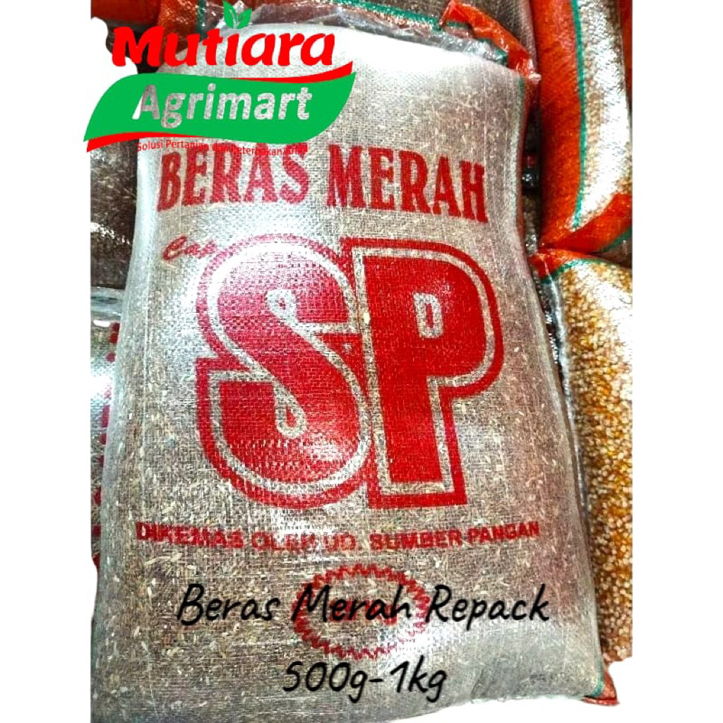 

BERAS MERAH KEMASAN 1kg & 500gr