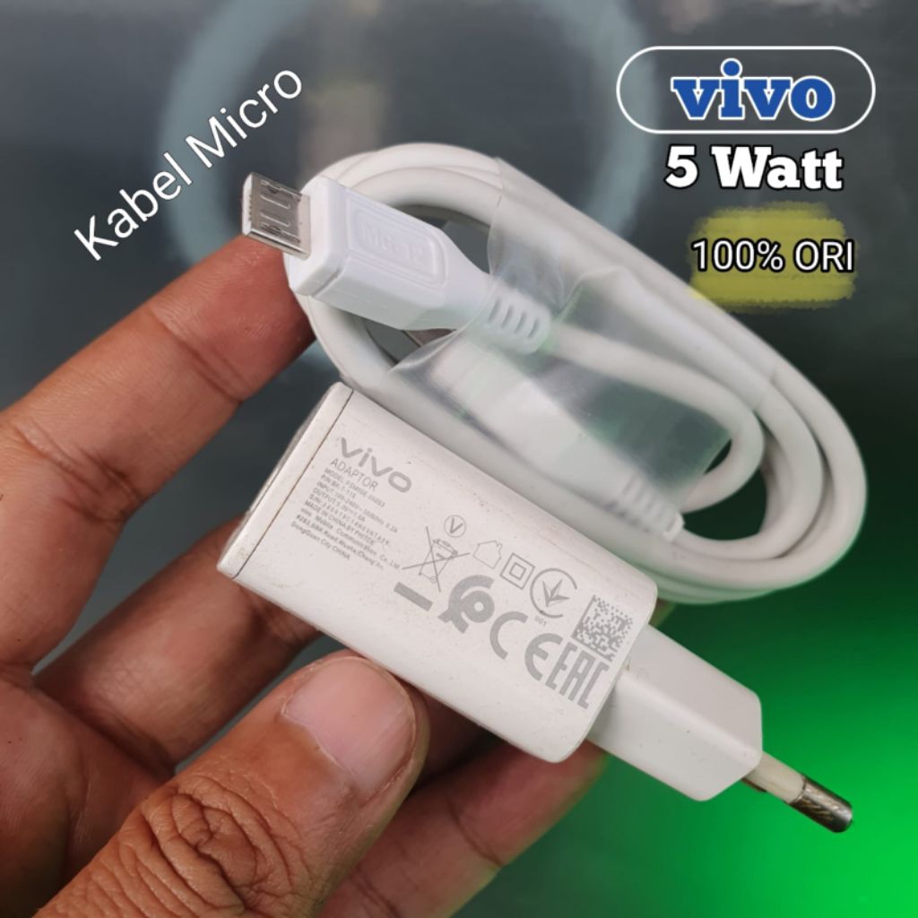 Charger Vivo Copotan 1A Y91 Y91c Y21 V3 Y71 Y53 Y81 V3 X3s Y93 2018 Asli Original 100% copotan HP ( 