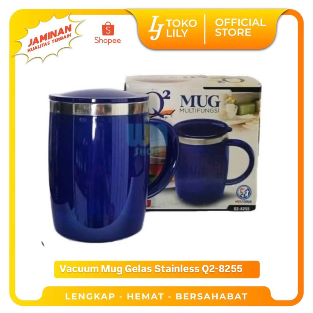 Mug Vacuum Gelas Panas Dingin Souvenir Stainless Q2-8255