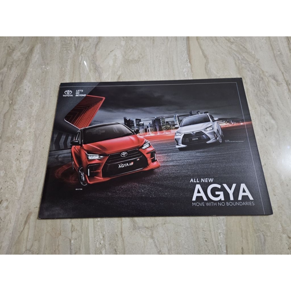 brosur katalog mobil toyota agya 2023 leaflet