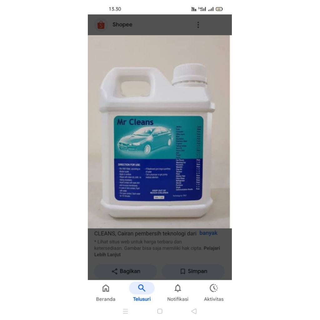 mr.cleans pembersih serbaguna