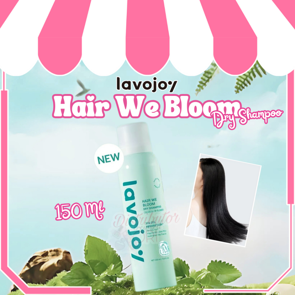 Lavojoy Hair We Bloom Dry Shampoo / Lavojoy Shampoo Hold Me Tight / SEASON OF FLOWER  /150 ML shampo