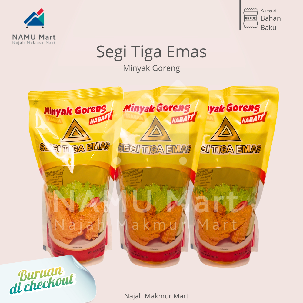 

Minyak Goreng Segi Tiga Emas 1 Liter