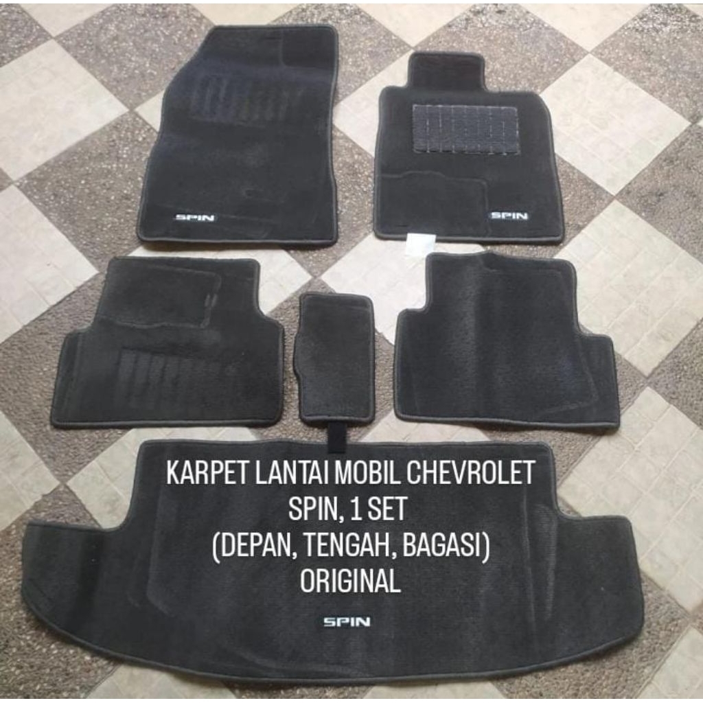 KARPET LANTAI MOBIL CHEVROLET SPIN