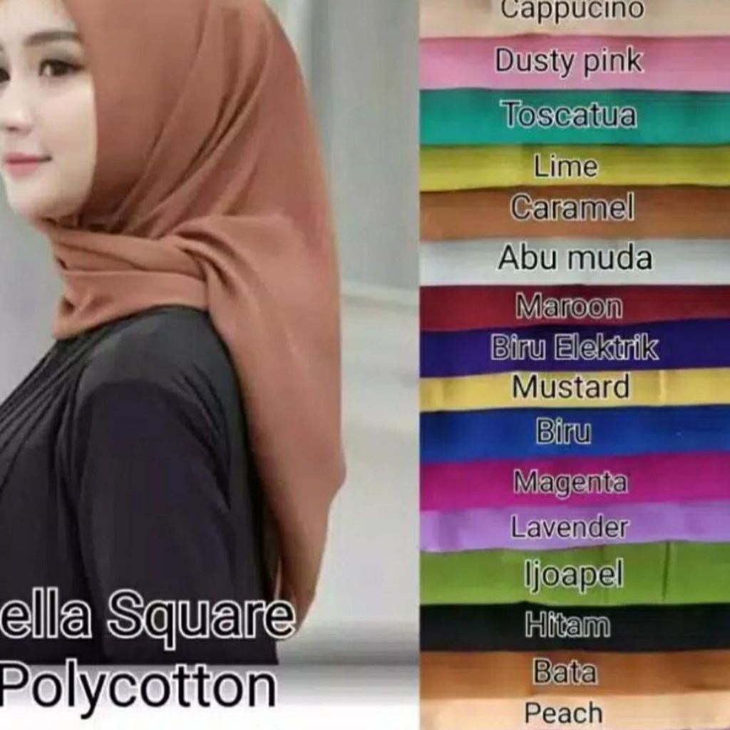 kerudung banyak pilihan warna