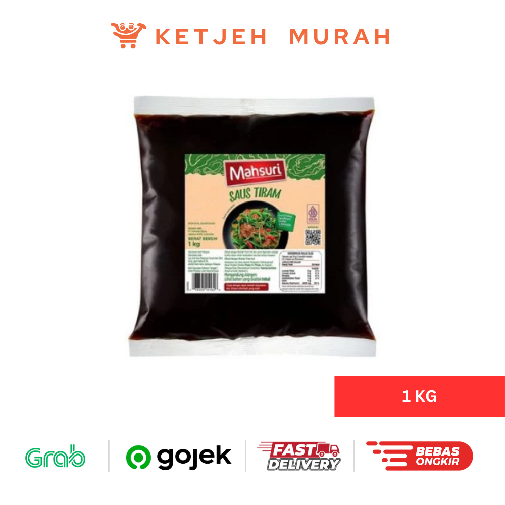 

Mahsuri Oyster Sauce Saus Tiram Pouch Refill 1 KG