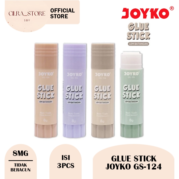 

Glue | Lem | Glue Stick Joyko GS-124 Morandi (3PCS)