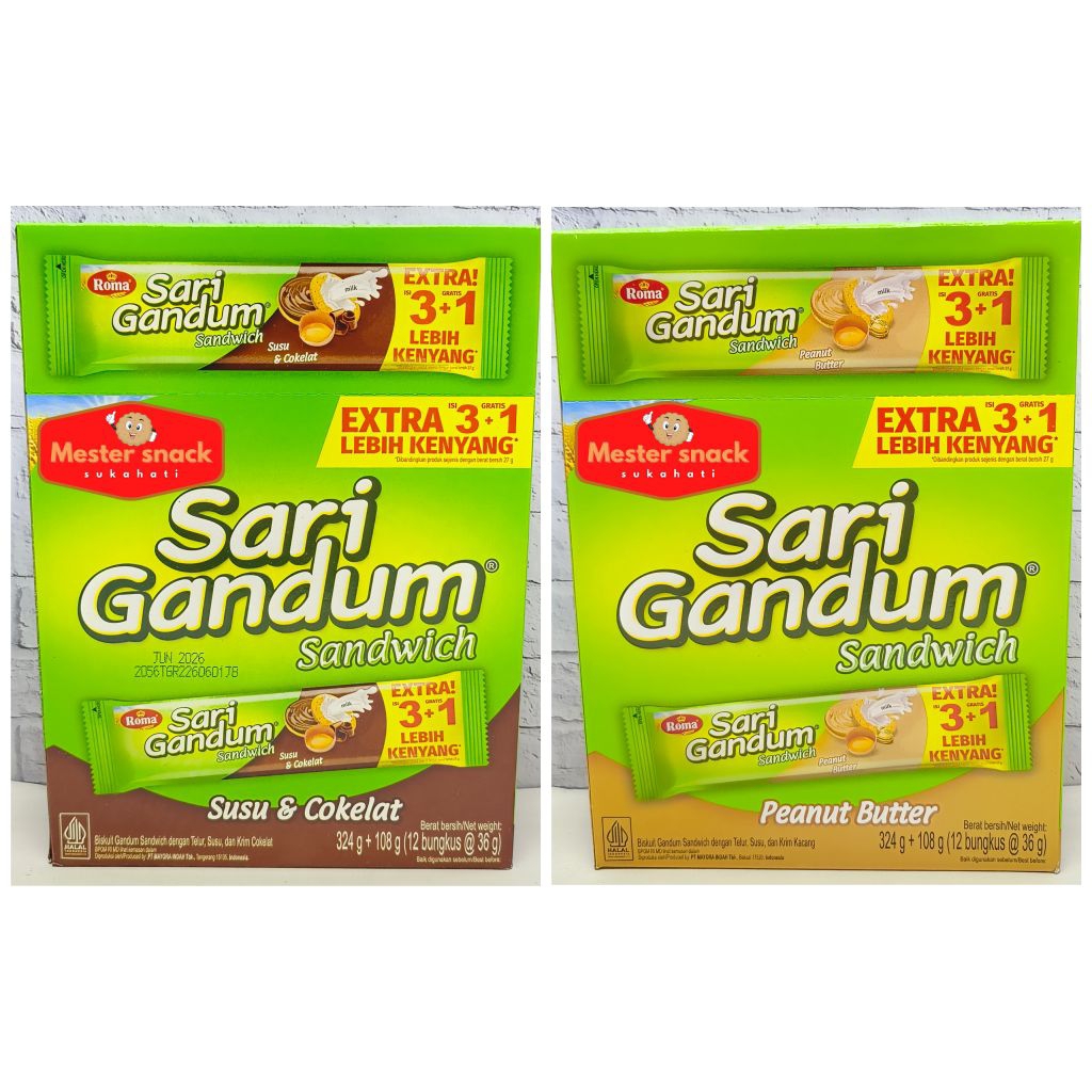 

Roma Sari Gandum Coklat (BOX)