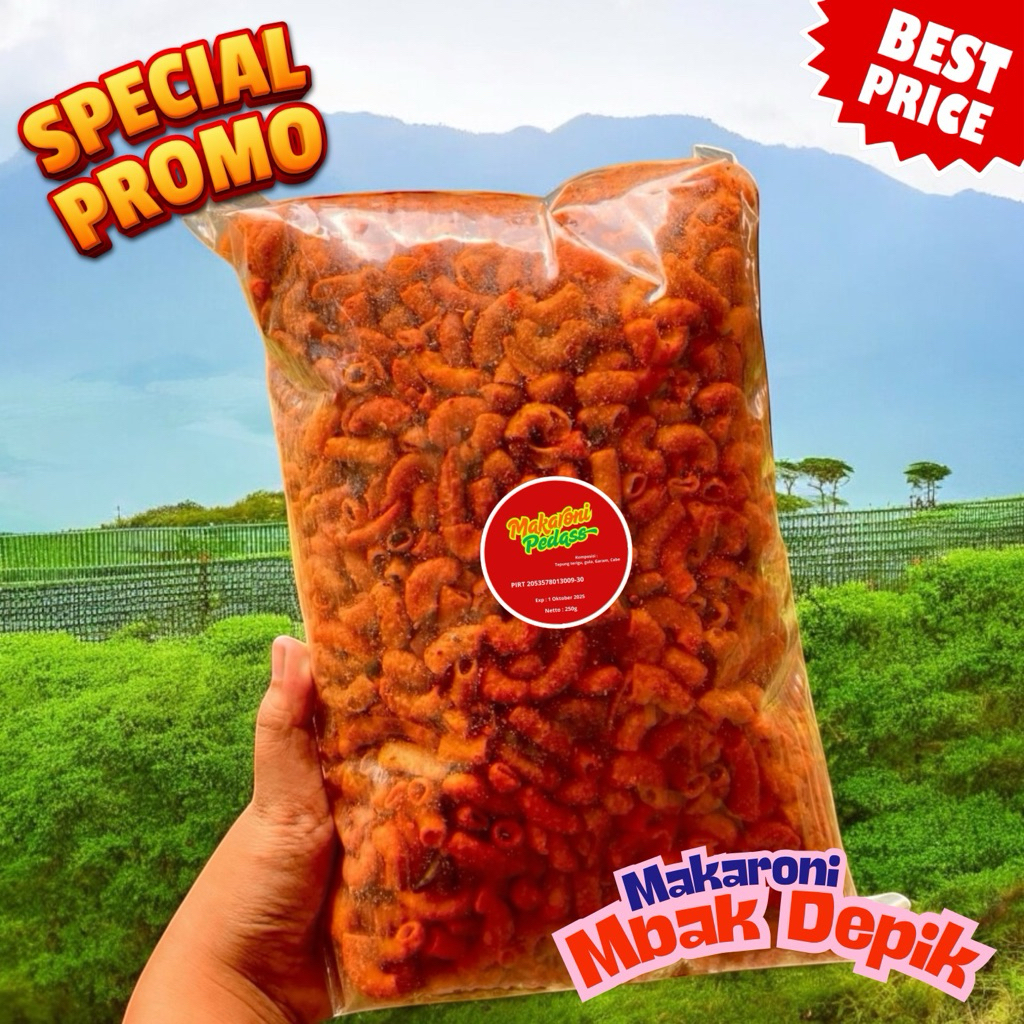 

Snack Kekinian 250g – Makaroni Pedas Ekstra Hot Surabaya