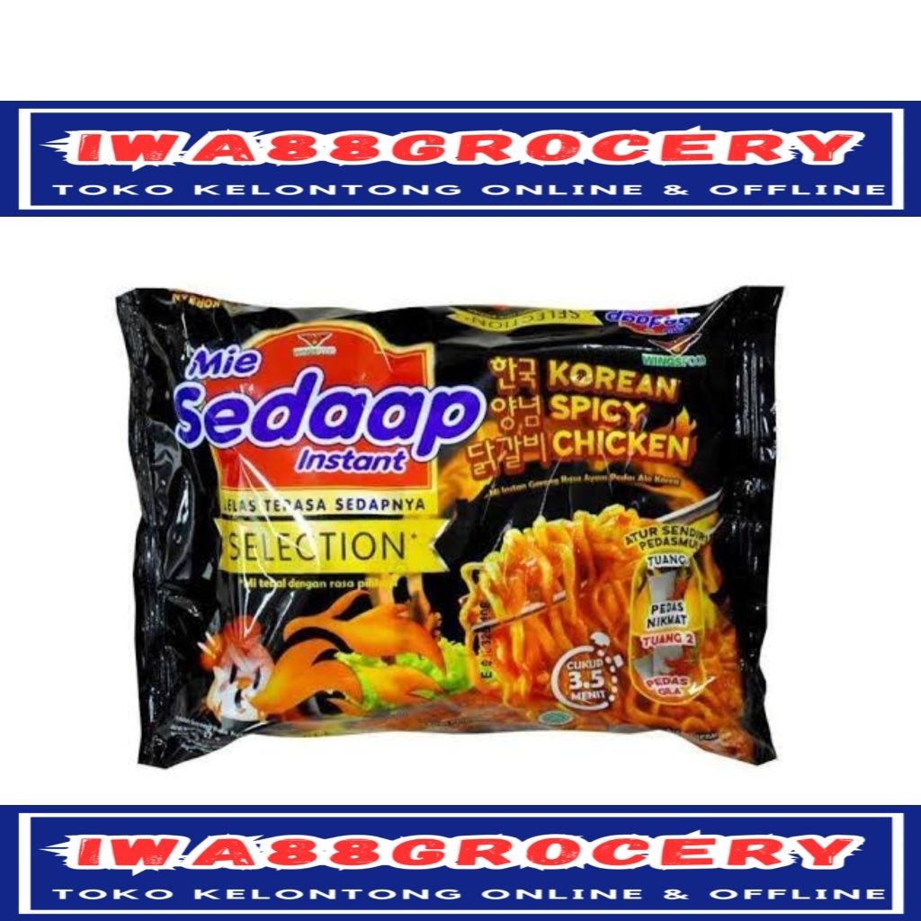 

sedaap korean spicy mie instan goreng 86gr