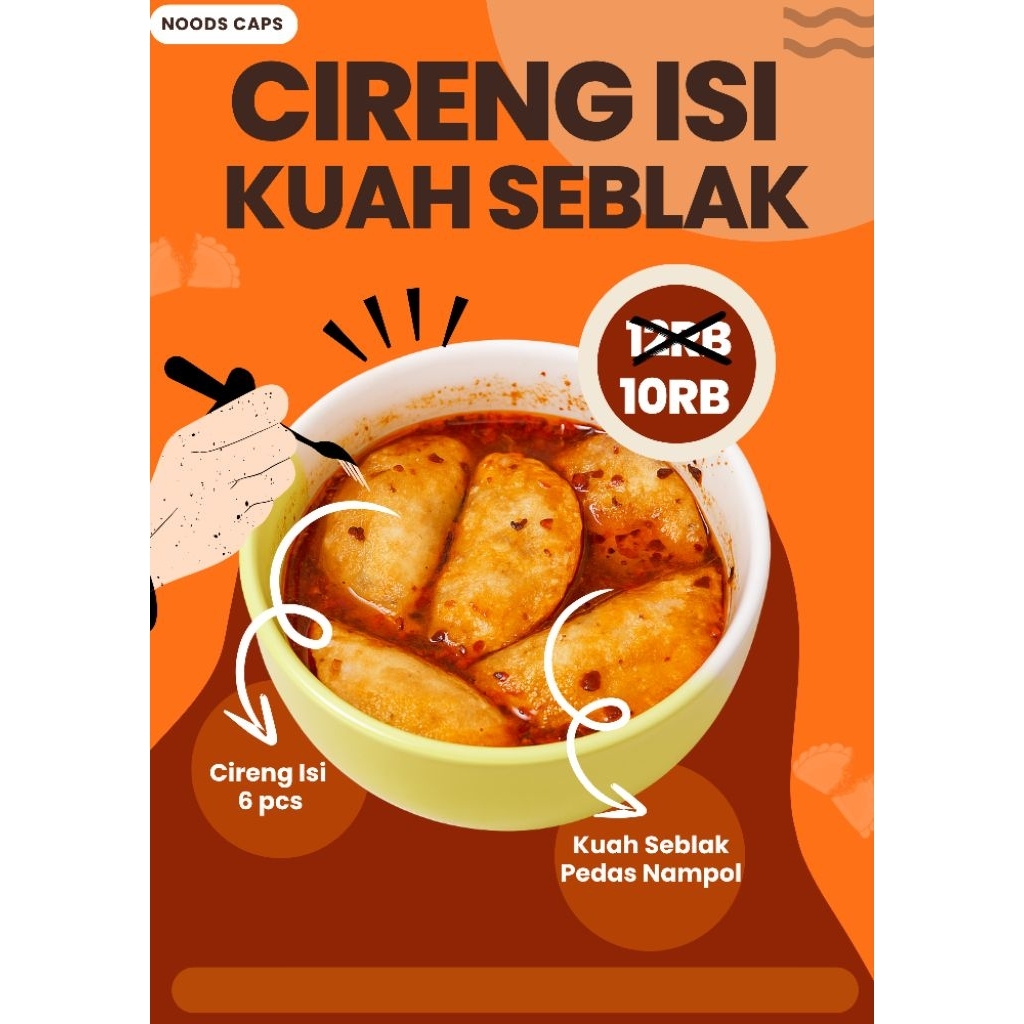 

(ISI 6) CIRENG ISI KUAH SEBLAK 5 VARIAN RASA
