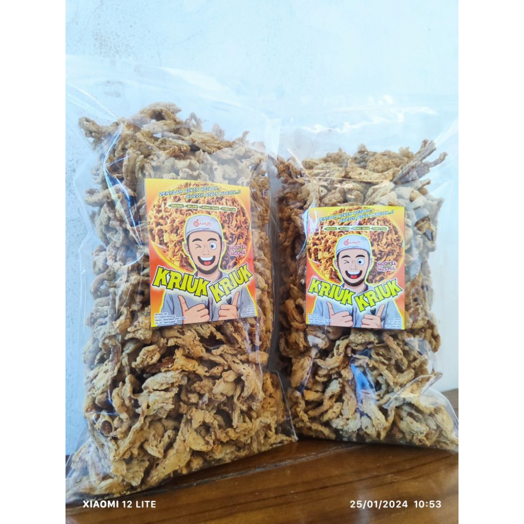 

JAMUR KRISPI KRIUK KRIUK KERIPIK JAMUR ORIGINAL 500gram