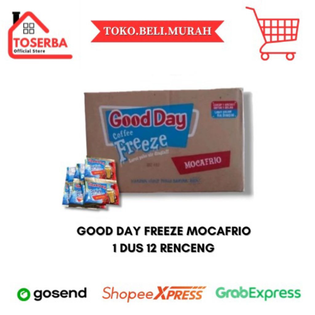 

[READY STOCK] PROMO GOOD DAY FREEZE MOCAFRIO 30gr 1 DUS ISI 12 RENCENG 120 SACHET