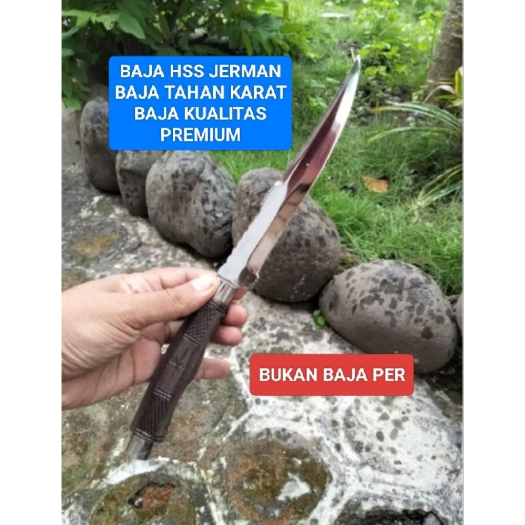 pisau kecil mini baja putih baja hss