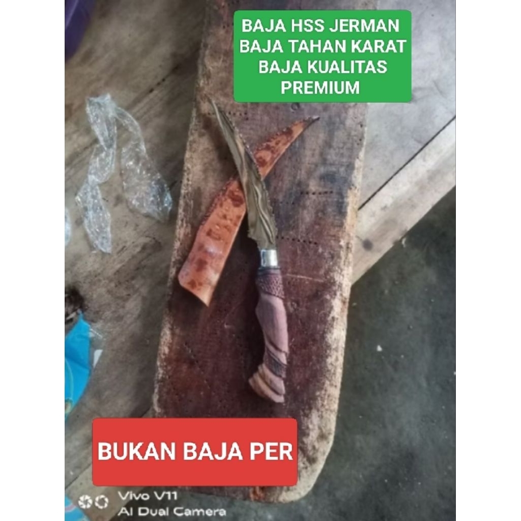pisau baja putih unik baja hss
