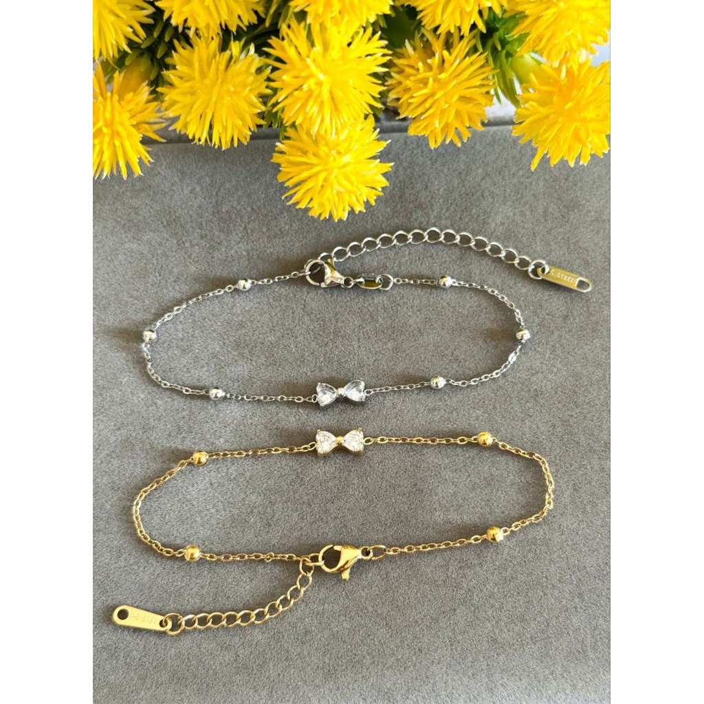 Gelang titanium pita kecil