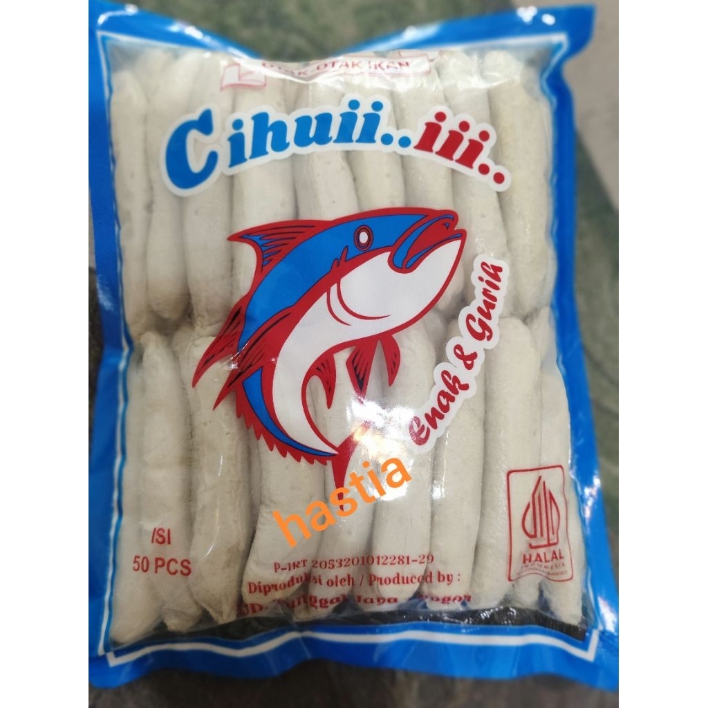 

OTAK OTAK IKAN TENGGIRI MEREK Cihuii isi 50 pcs