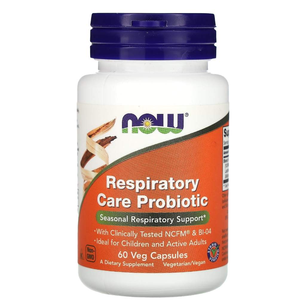 NOW Foods Respiratory Care Probiotic 60 Capsules