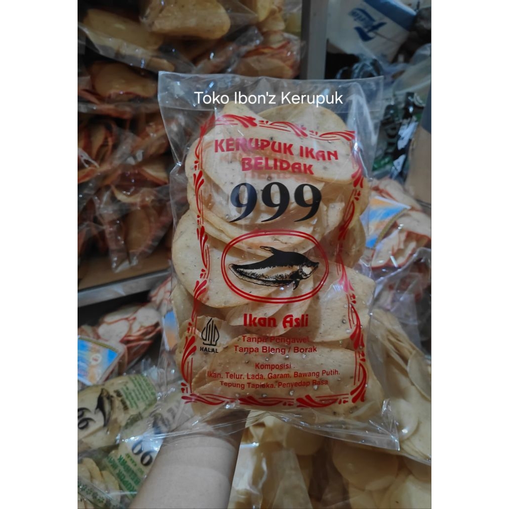 

Kerupuk ikan belidak 999 Pontianak 500 gr – Keping