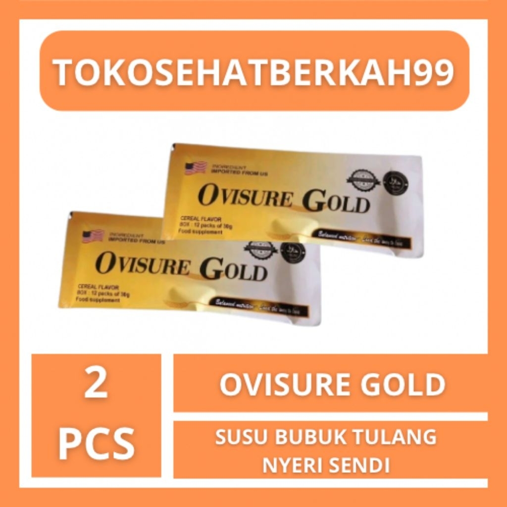 

2 Sachet OVISURE GOLD Original Susu Bubuk Atasi Osteoporosis Tulang Nyeri Sendi